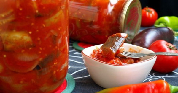 Лечо из болгарского перца с помидорами на зиму